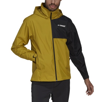 adidas Rain Jacket Terrex Multi Rain.Rdy 2-Layer (breathable, waterproof, 2.5 layers) olive green/black Men